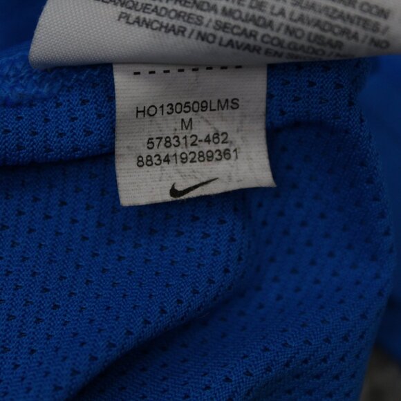 Nike Pro Combat Shirt Adult Medium Blue Swingman Fitted Long Sleeve Pullover - Picture 12 of 15